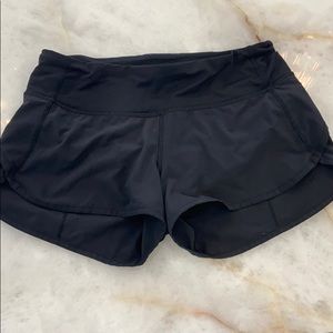 Black lululemon shorts
